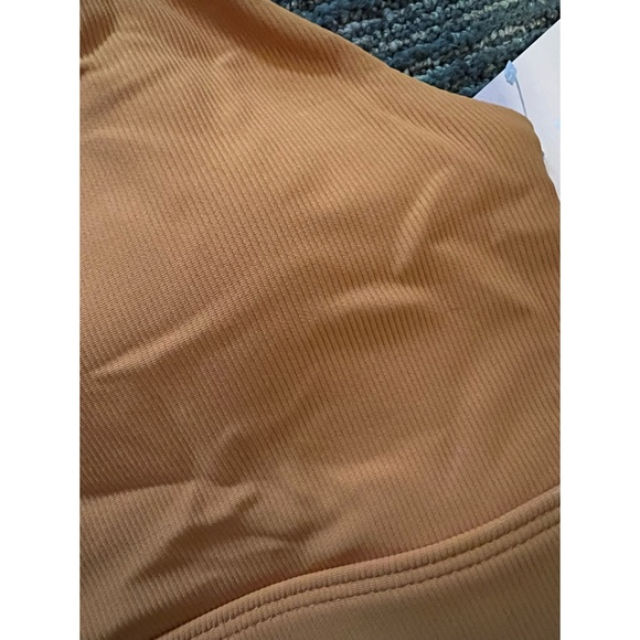 Wilo Rib Sports Bra in Marigold, Size Large - Picture 5 of 7